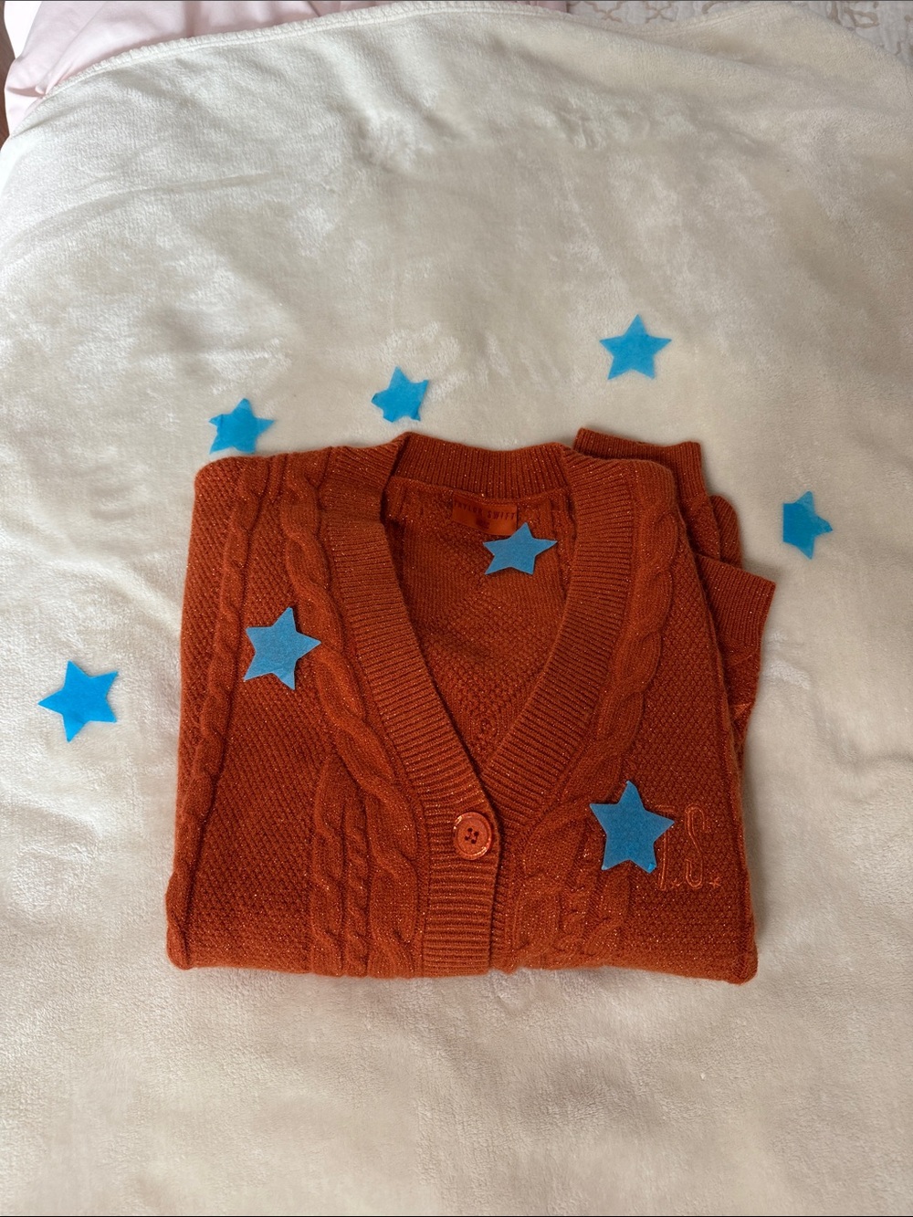 the life of a showgirl taylor swift cardigan M/L